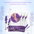 Partai besar melembabkan footmask kaus kaki lavender mengupas